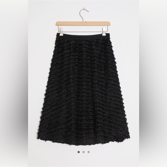 NWT Maeve x Anthropologie Grazie Textured Midi Skirt